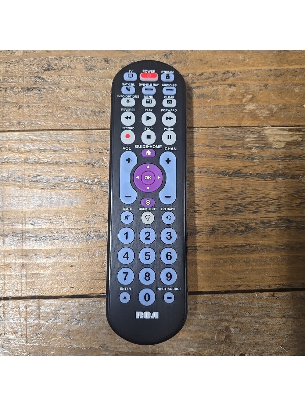 RCA 5-Device Universal Remote-Streaming Player & Sound Bar Compatible RCRBB05BHE